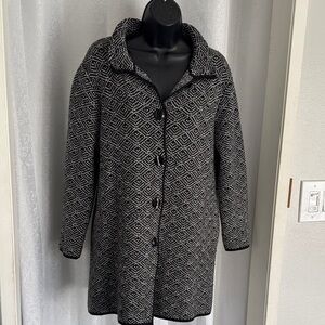 BIANCA G. WOMENS SWEATER COAT SZ: M